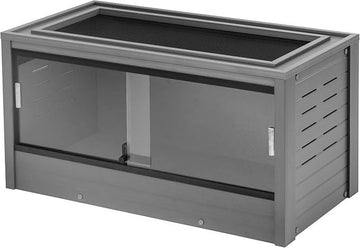 New Age Pet® ECOFLEX 36" Medium Mojave Reptile Habitat Enclosure Lounge in Grey
